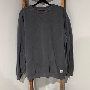 Carhartt Men's Charcoal Crewneck Sweater